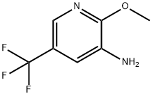 2-methoxy-5-(trifluoromethyl)pyridin-3-amine Struktur
