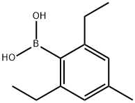 2,6-DIETHYL-4-METHYLPHENYLBORONIC ACID,953075-90-6,结构式