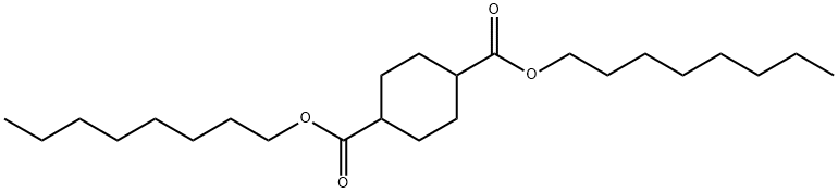 dioctyl 1,4-cyclohexanedicarboxylate 结构式
