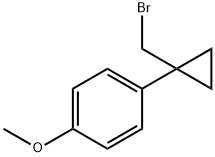 1-(1-(溴甲基)环丙基)-4-甲氧基苯 结构式