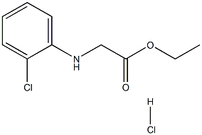 DL-2-Chlorophenylglycine ethyl ester hydrochloride Structure