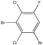 1,3-二溴-2,4-二氯-5-氟苯, 1000573-45-4, 结构式