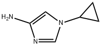 1-环丙基-4-氨基-1H-咪唑,1001354-27-3,结构式