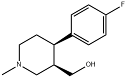 3-Piperidinemethanol, 4-(4-fluorophenyl)-1-methyl-, (3R,4R)-