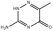 3-氨基-6-甲基-1,2,4-三嗪-5(4H)-酮, 1004-04-2, 结构式