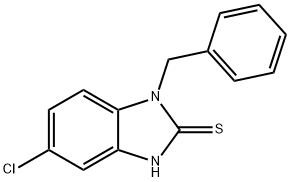 3-benzyl-6-chloro-1H-benzimidazole-2-thione Structure