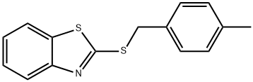 2-[(4-methylphenyl)methylsulfanyl]-1,3-benzothiazole Struktur