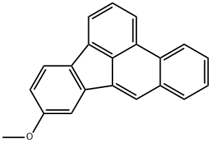 Benzo[b]fluoranthene, 10-methoxy-,100516-30-1,结构式
