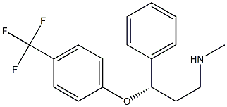 (S)-N-甲基-3-苯基-3-(4-(三氟甲基)苯氧基)丙烷-1-胺, 100568-02-3, 结构式
