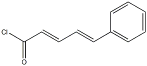 5-phenyl-2,4-pentadienoic acid chloride Structure