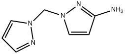 1-((1H-吡唑-1-基)甲基)-1H-吡唑-3-胺 结构式