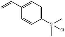 Silane, chloro(4-ethenylphenyl)dimethyl- Struktur