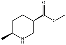 (3S,6S)-6-甲基-3-哌啶甲酸甲酯, 1009376-90-2, 结构式