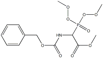 methyl ([(benzyloxy)carbonyl]amino)-(dimethoxyphosphoryl)acetate Struktur