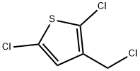2,5-dichloro-3-(chloromethyl)thiophene Structure