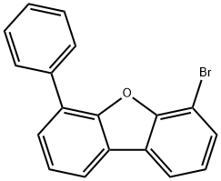 4-溴-6-苯基二苯并呋喃, 1010068-84-4, 结构式