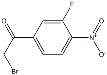 2-Bromo-1-(3-fluoro-4-nitrophenyl)ethanone 结构式