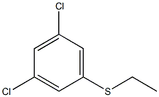 1,3-dichloro-5-ethylsulfanylbenzene Structure
