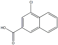 2-Naphthalenecarboxylic acid, 4-chloro- Struktur
