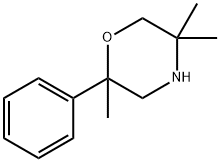 2,5,5-trimethyl-2-phenylmorpholine Structure