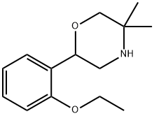 2-(2-ethoxyphenyl)-5,5-dimethylmorpholine 结构式
