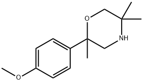 2-(4-methoxyphenyl)-2,5,5-trimethylmorpholine,1017482-55-1,结构式