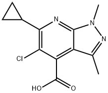 5-Chloro-6-cyclopropyl-1,3-dimethyl-1H-pyrazolo[3,4-b]pyridine-4-carboxylic acid price.