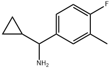 CYCLOPROPYL(4-FLUORO-3-METHYLPHENYL)METHANAMINE Structure