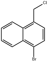 1-Bromo-4-(chloromethyl)naphthalene Struktur