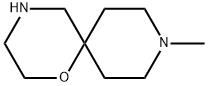 9-Methyl-1-oxa-4,9-diaza-spiro[5.5]undecane, 1018608-10-0, 结构式