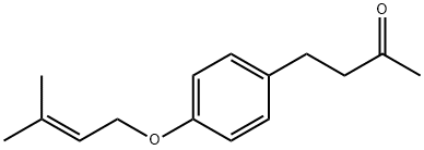 4-[4-(3-methylbut-2-enoxy)phenyl]butan-2-one Structure