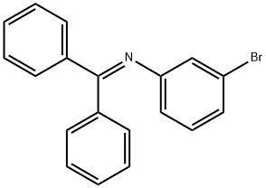 Benzenamine, 3-bromo-N-(diphenylmethylene)- Structure
