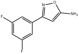 3-(3,5-difluorophenyl)isoxazol-5-amine Structure