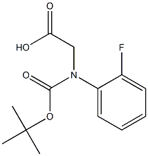 N-BOC-S-2-氟苯甘氨酸, 1021948-15-1, 结构式