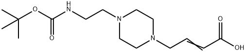 (E)-4-(4-(2 - ((叔丁氧基羰基)氨基)乙基)哌嗪-1-基)丁-2-烯酸