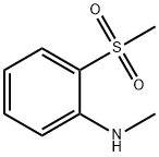 2-甲磺酰-N-甲基苯胺, 10224-69-8, 结构式