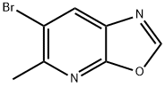 6-Bromo-5-methyl[1,3]oxazolo[5,4-b]pyridine Structure