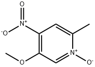 5-methoxy-2-methyl-4-nitro-pyridine-1-oxide Struktur