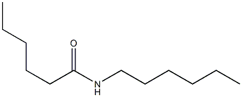 Hexanamide, N-hexyl- Struktur