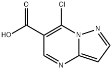 7-氯吡唑并[1,5-A]嘧啶-6-羧酸, 1026818-88-1, 结构式