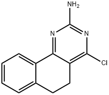 4-CHLORO-5,6-DIHYDROBENZO[H]QUINAZOLIN-2-AMINE, 1027332-62-2, 结构式