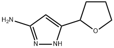 5-(四氢-2-呋喃)-1H-吡唑-3-胺, 1028843-21-1, 结构式