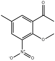 1-(2-甲氧基-5-甲基-3-硝基苯基)乙烷-1-酮,103204-71-3,结构式