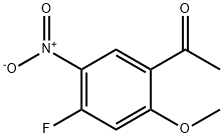 1-(4-Fluoro-2-methoxy-5-nitro-phenyl)-ethanone,1033716-79-8,结构式
