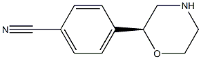 (S)-4-(吗啉-2-基)苯腈, 1035493-40-3, 结构式