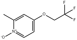 2-甲基-4-(2,2,2-三氟乙氧基)吡啶氮氧化物 结构式