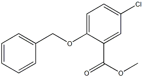 2-Benzyloxy-5-chloro-benzoic acid methyl ester Structure