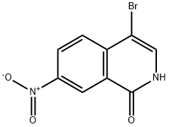 4-BROMO-7-NITROISOQUINOLIN-1(2H)-ONE,1036390-36-9,结构式