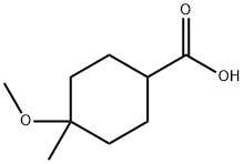 4-甲氧基-4-甲基环己烷甲酸 结构式