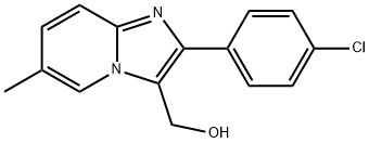 Imidazo[1,2-a]pyridine-3-methanol, 2-(4-chlorophenyl)-6-methyl- Structure